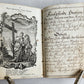 GERMAN antique MANUSCRIPT ILLUSTRATED