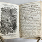 GERMAN antique MANUSCRIPT ILLUSTRATED