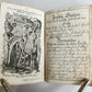 GERMAN antique MANUSCRIPT ILLUSTRATED