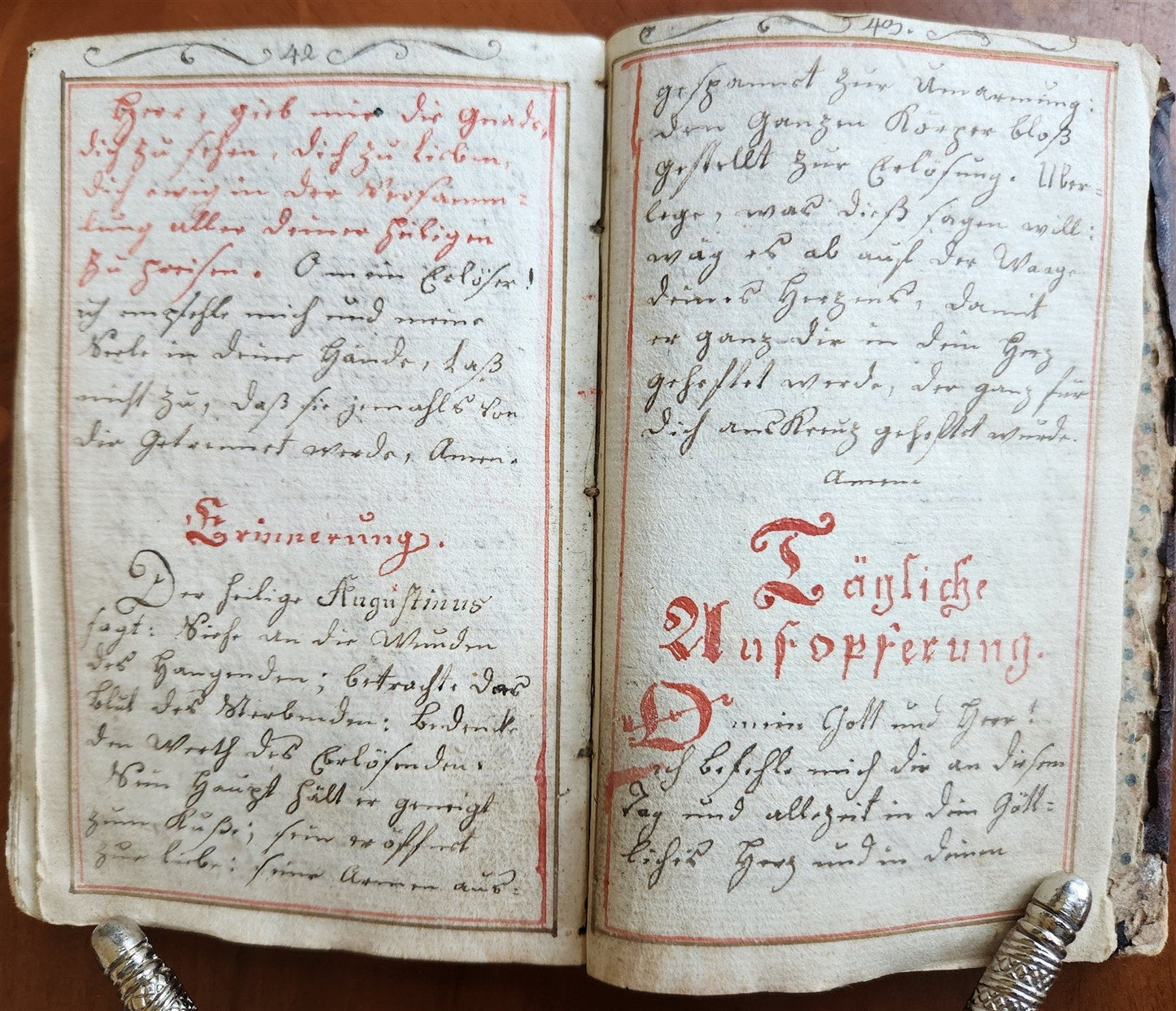 GERMAN antique MANUSCRIPT ILLUSTRATED