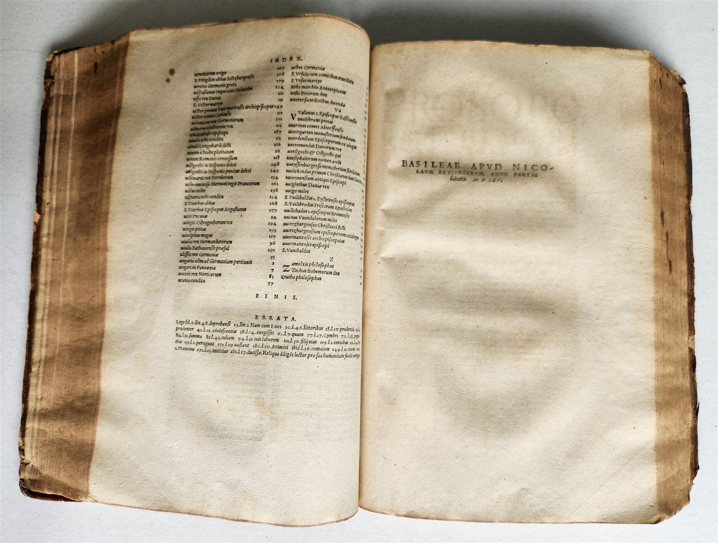 1565 GERMAN HISTORY ILLUSTRATED antique Prosopographiae heroum atque illustrium