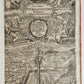 1665 OECONOMIA ILLUSTRATED antique hunting fishing livestock breeding PIGSKIN