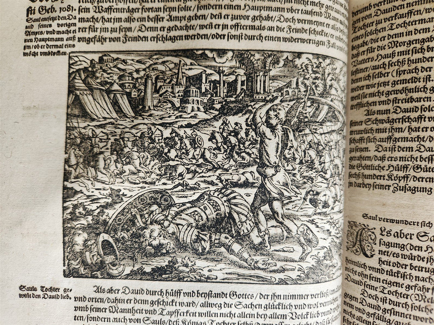 1587 JEWISH WARS by JOSEPHUS FLAVIUS in GERMAN antique 16th c. ILLUSTRATED FOLIO