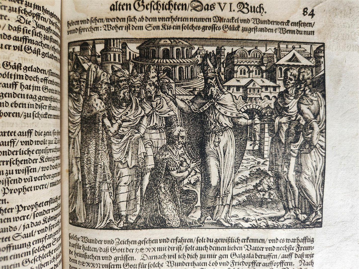 1587 JEWISH WARS by JOSEPHUS FLAVIUS in GERMAN antique 16th c. ILLUSTRATED FOLIO