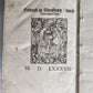1587 JEWISH WARS by JOSEPHUS FLAVIUS in GERMAN antique 16th c. ILLUSTRATED FOLIO