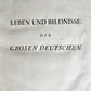 1785 LIVES & PORTRAITS of GREAT GERMANS antique ILLUSTRATED FOLIO