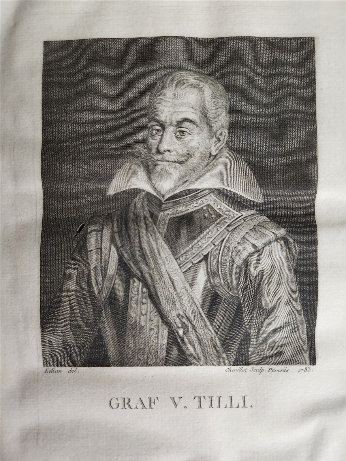 1785 LIVES & PORTRAITS of GREAT GERMANS antique ILLUSTRATED FOLIO