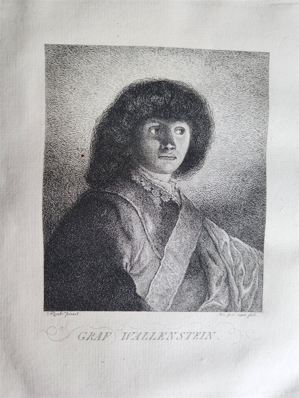 1785 LIVES & PORTRAITS of GREAT GERMANS antique ILLUSTRATED FOLIO