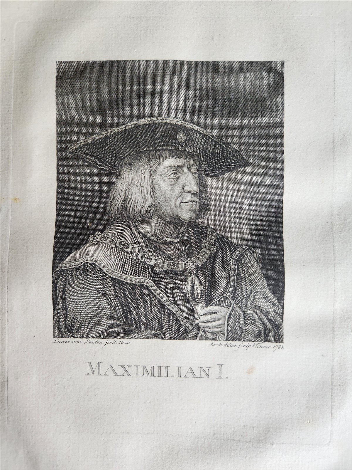 1785 LIVES & PORTRAITS of GREAT GERMANS antique ILLUSTRATED FOLIO