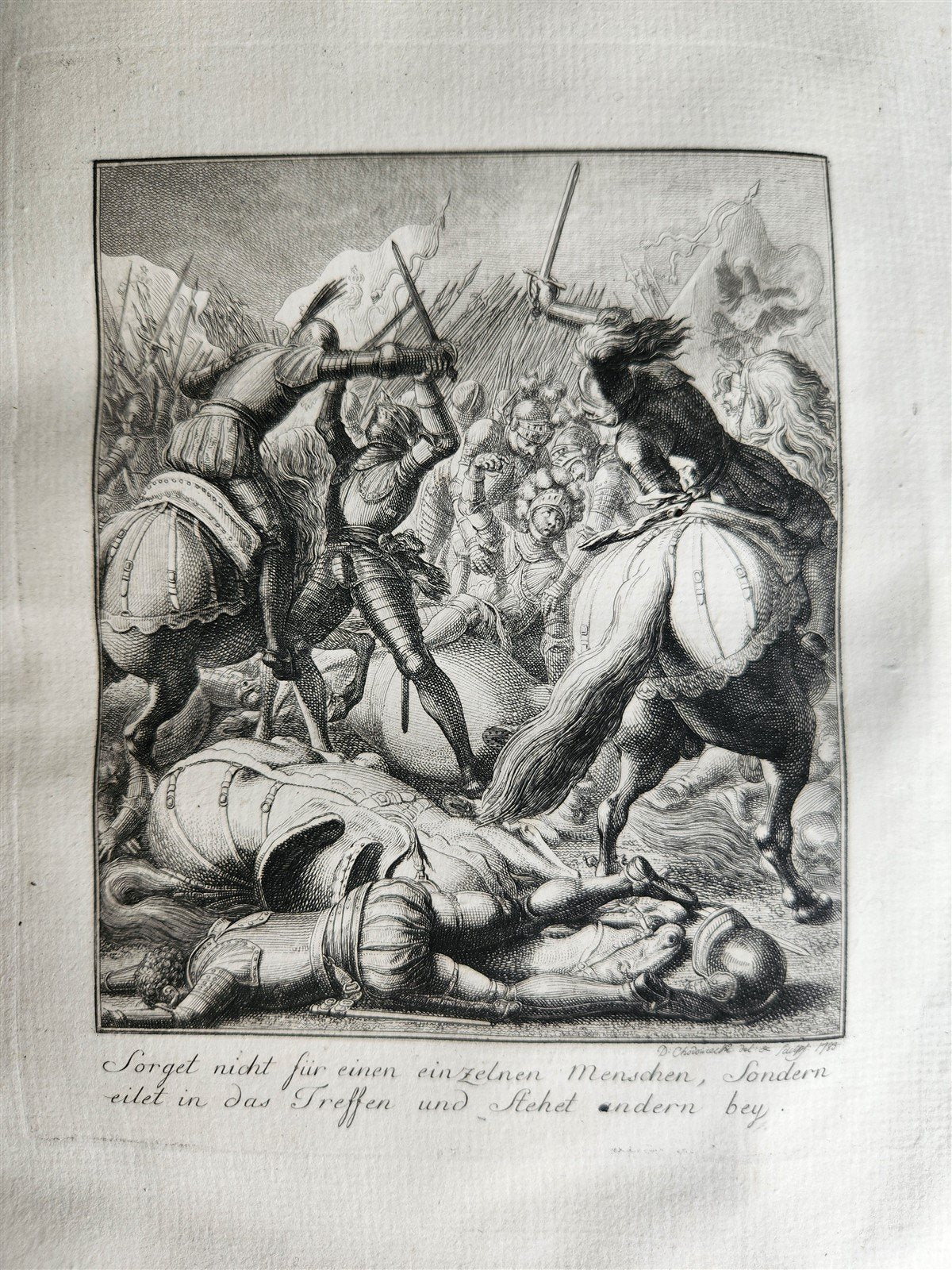 1785 LIVES & PORTRAITS of GREAT GERMANS antique ILLUSTRATED FOLIO