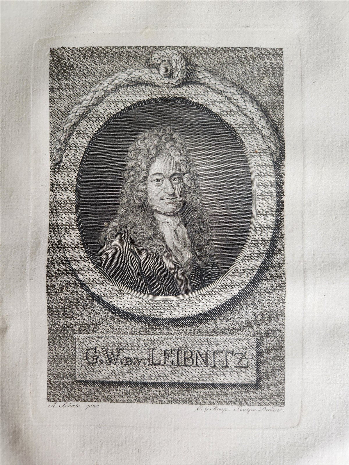 1785 LIVES & PORTRAITS of GREAT GERMANS antique ILLUSTRATED FOLIO