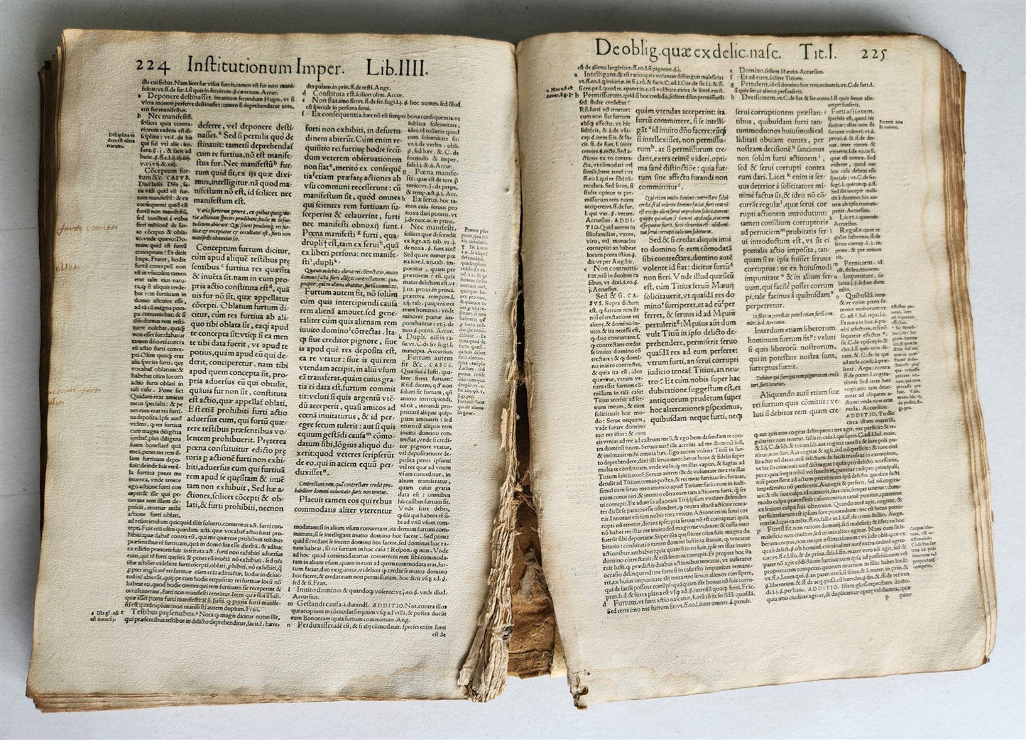 1548 JUSTINIAN Institutiones imperatoris semper maximi antique FOLIO