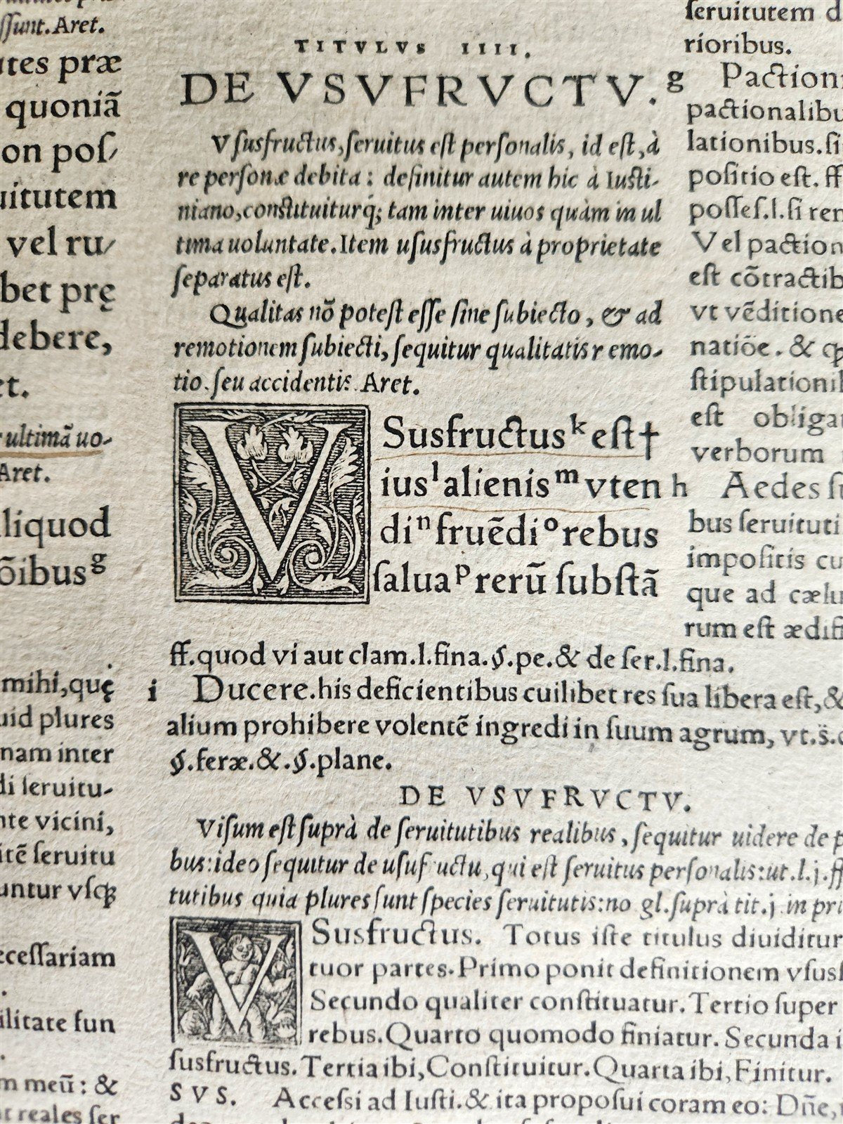 1548 JUSTINIAN Institutiones imperatoris semper maximi antique FOLIO