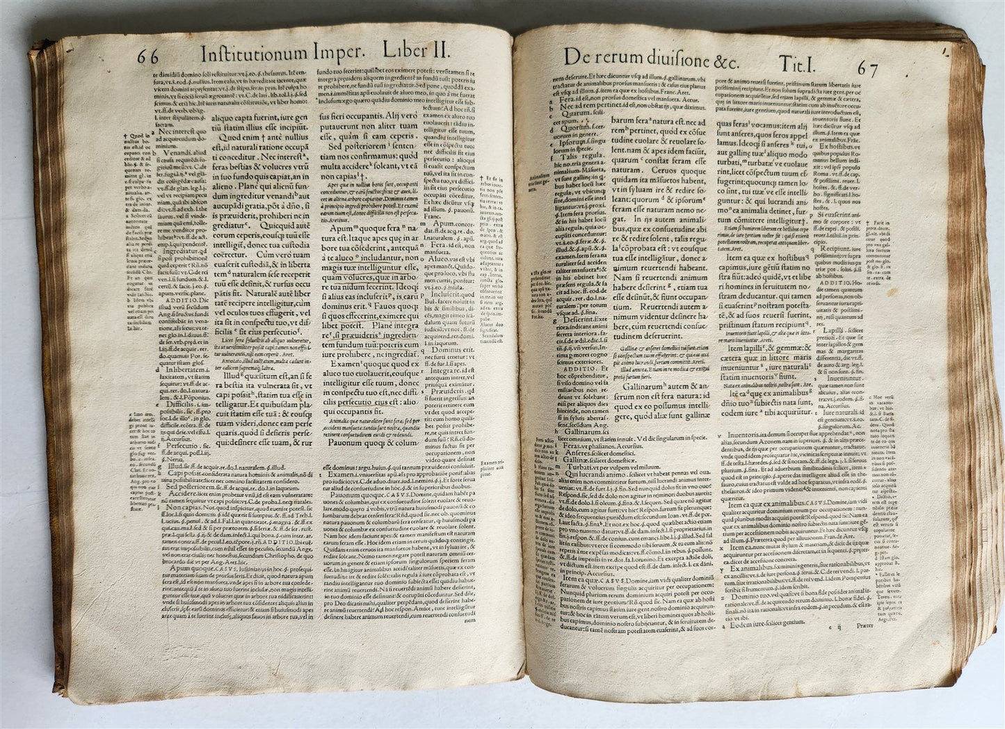 1548 JUSTINIAN Institutiones imperatoris semper maximi antique FOLIO