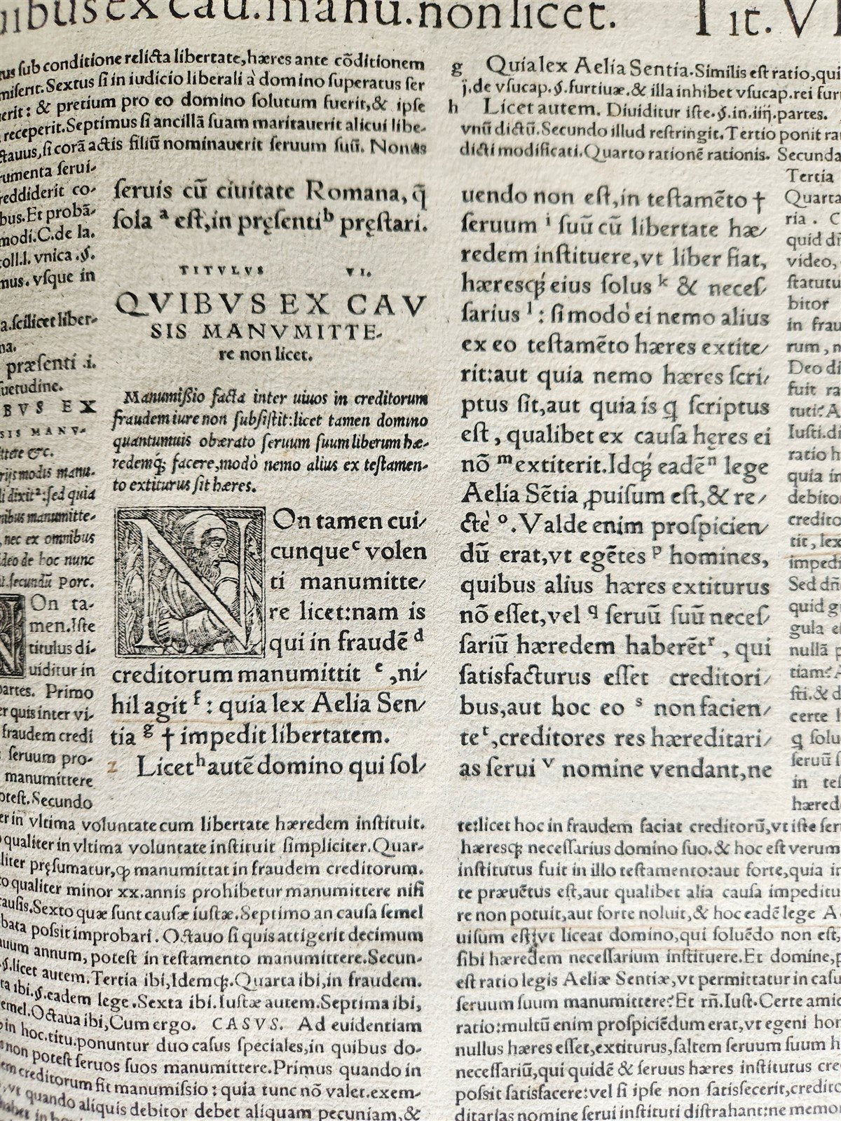1548 JUSTINIAN Institutiones imperatoris semper maximi antique FOLIO