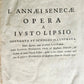 1652 SENECA OPERA w/ Lipsius' commentaries antique ILLUSTRATED LARGE FOLIO