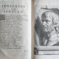 1652 SENECA OPERA w/ Lipsius' commentaries antique ILLUSTRATED LARGE FOLIO