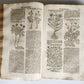 1696 HERBAL BOOK Theatrum botanicum antique ILLUSTRATED FOLIO 1200 woodcuts