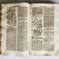 1696 HERBAL BOOK Theatrum botanicum antique ILLUSTRATED FOLIO 1200 woodcuts