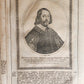 1663 EUROPEAN HISTORY ILLUSTRATED w/ OVER 80 ENGRAVINGS antique VELLUM FOLIO