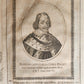1663 EUROPEAN HISTORY ILLUSTRATED w/ OVER 80 ENGRAVINGS antique VELLUM FOLIO