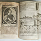 1663 EUROPEAN HISTORY ILLUSTRATED w/ OVER 80 ENGRAVINGS antique VELLUM FOLIO