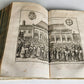 1663 EUROPEAN HISTORY ILLUSTRATED w/ OVER 80 ENGRAVINGS antique VELLUM FOLIO