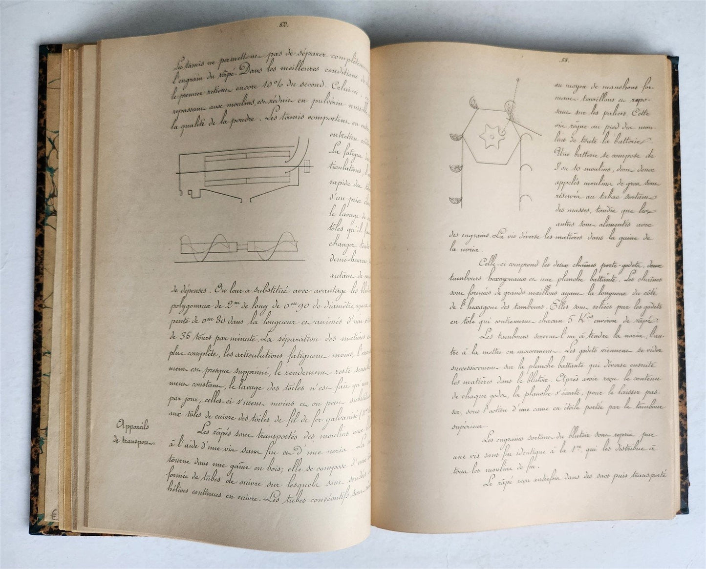 1893 TOBACCO FABRICATION COURSE antique FRENCH MANUSCRIPT COLLOTYPE illustrated