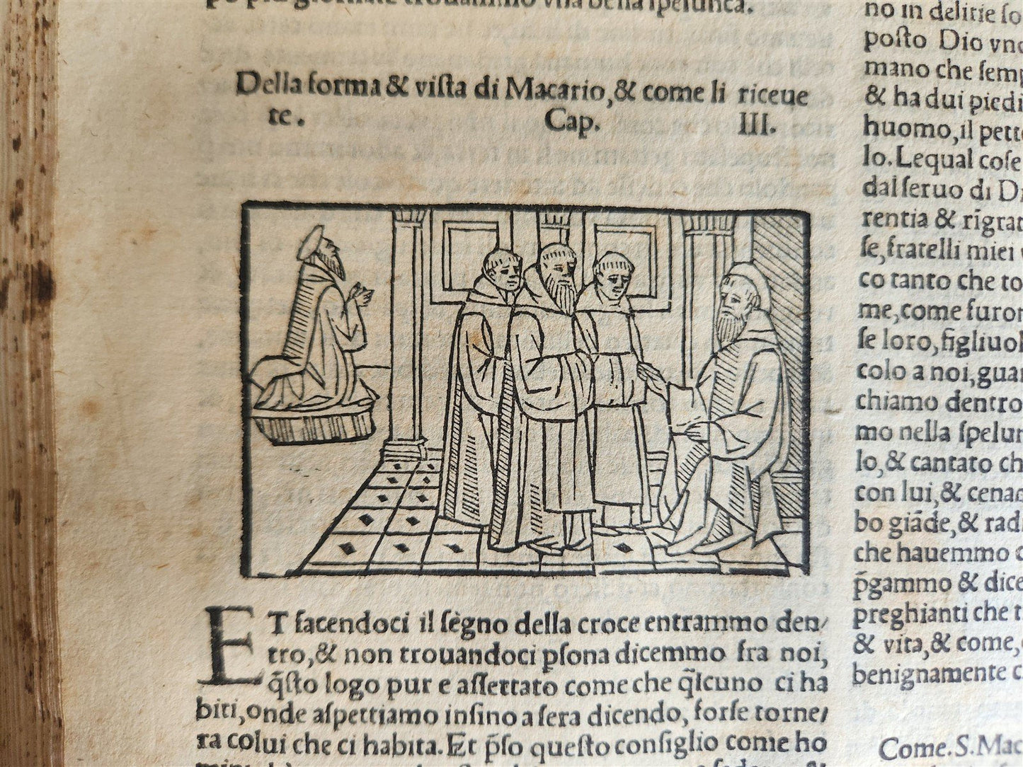 1557 LIVES of SAINTS ILLUSTRATED antique in ITALIAN scarce 16th CENTURY