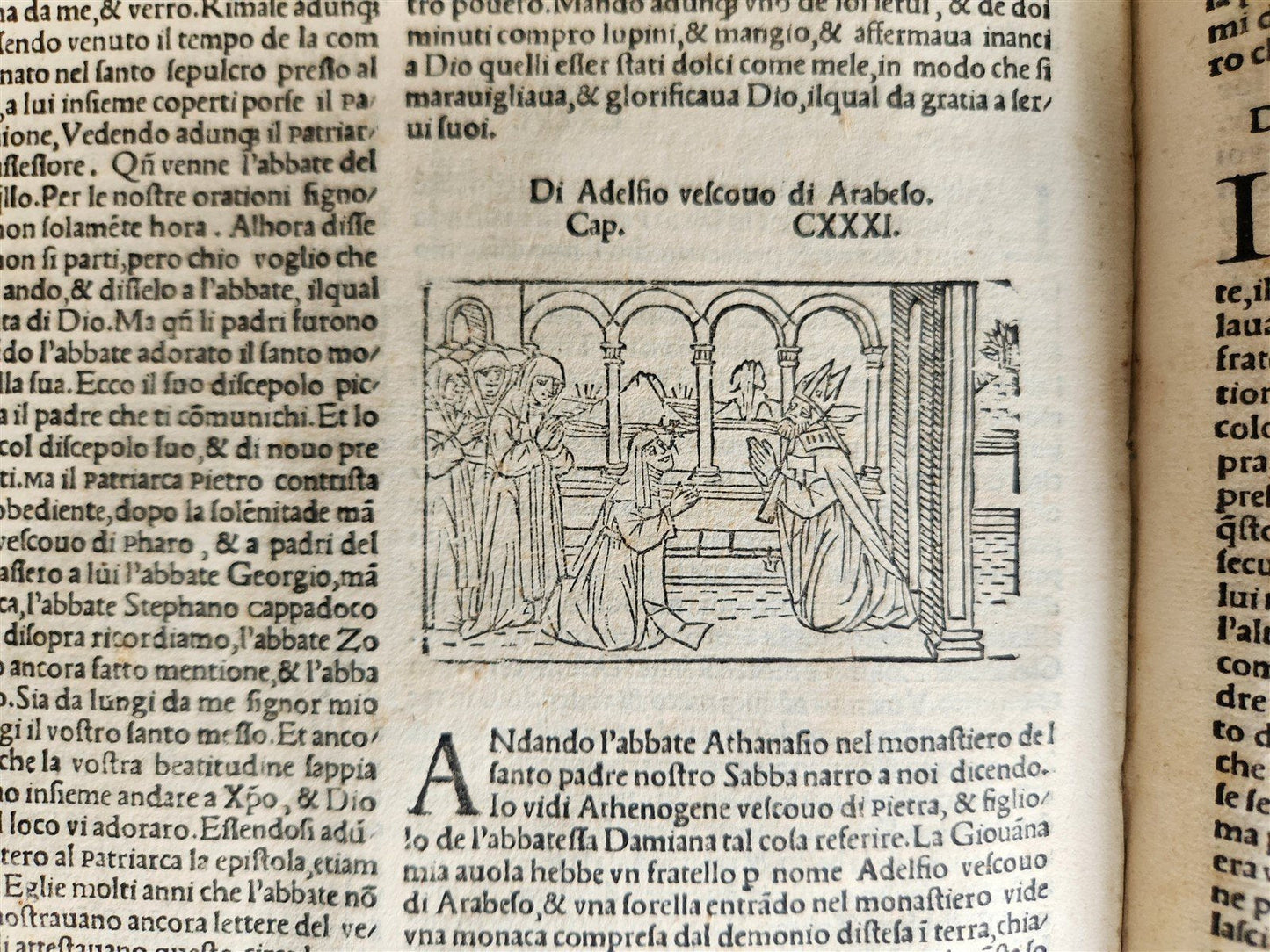 1557 LIVES of SAINTS ILLUSTRATED antique in ITALIAN scarce 16th CENTURY