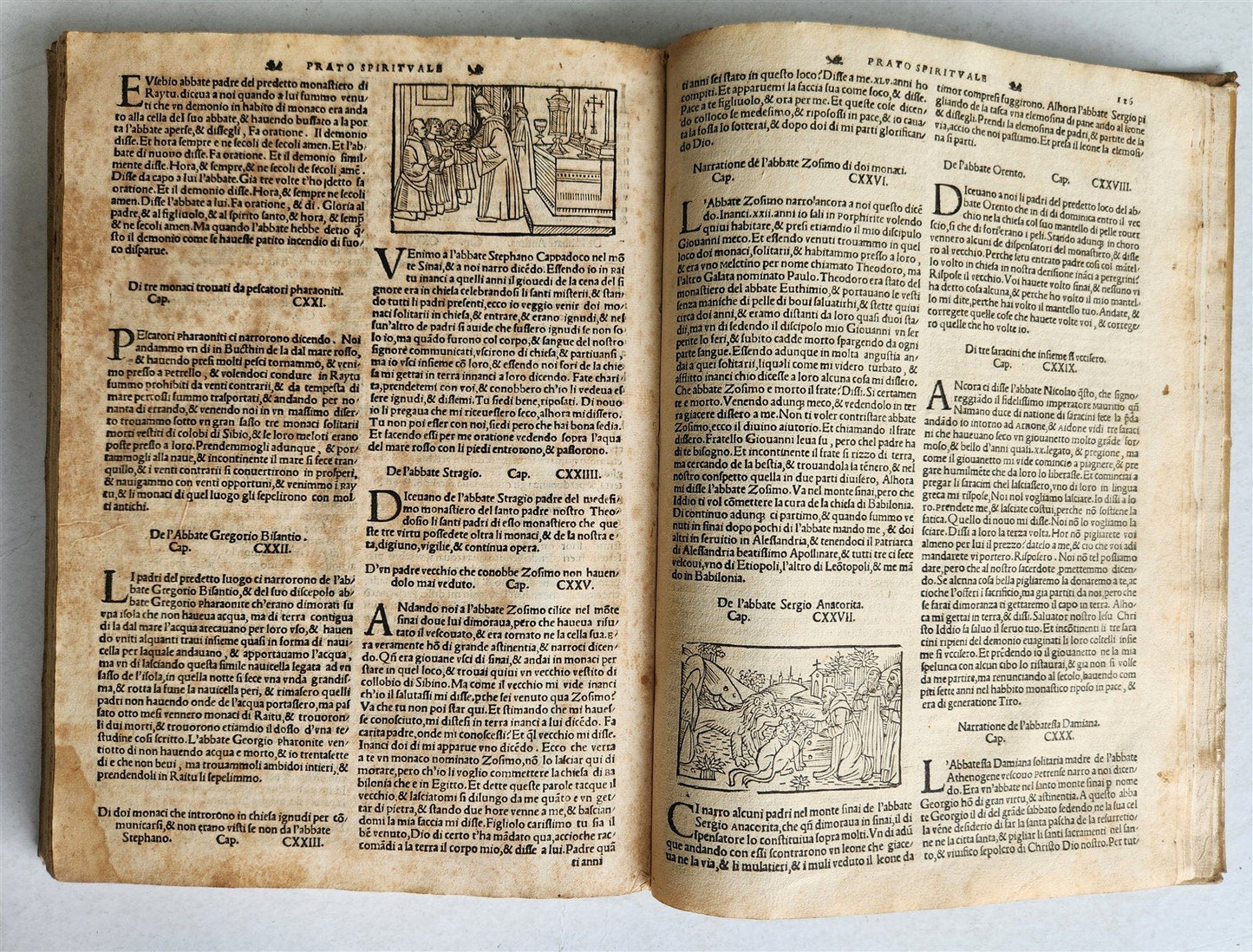 1557 LIVES of SAINTS ILLUSTRATED antique in ITALIAN scarce 16th CENTURY