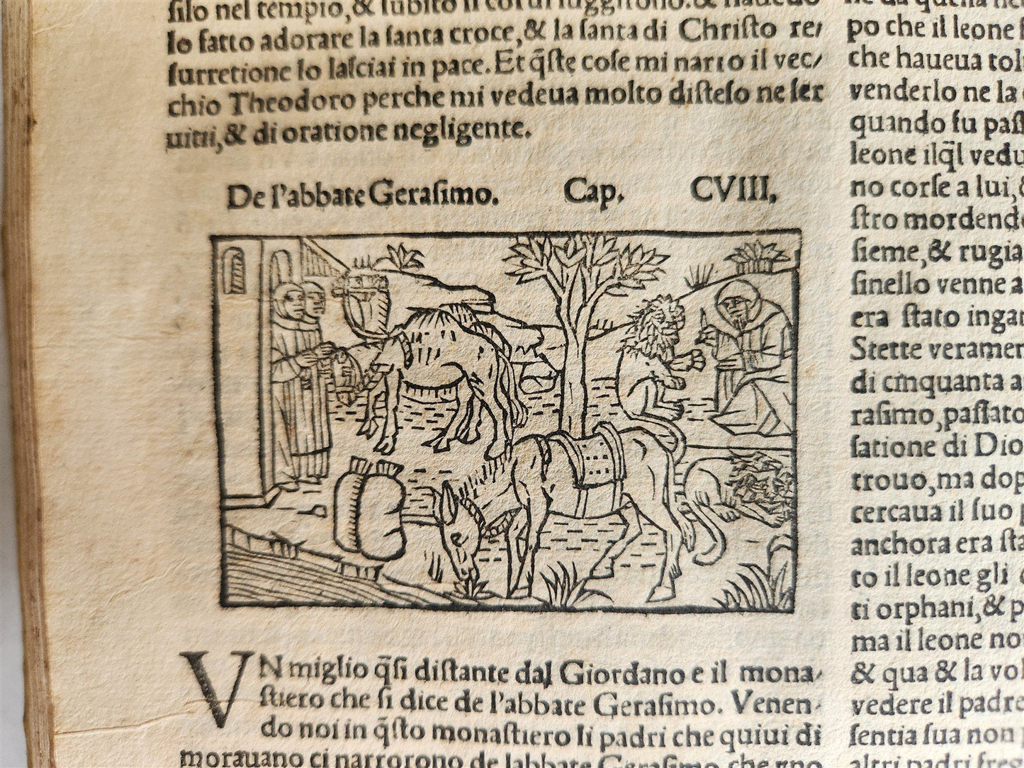 1557 LIVES of SAINTS ILLUSTRATED antique in ITALIAN scarce 16th CENTURY