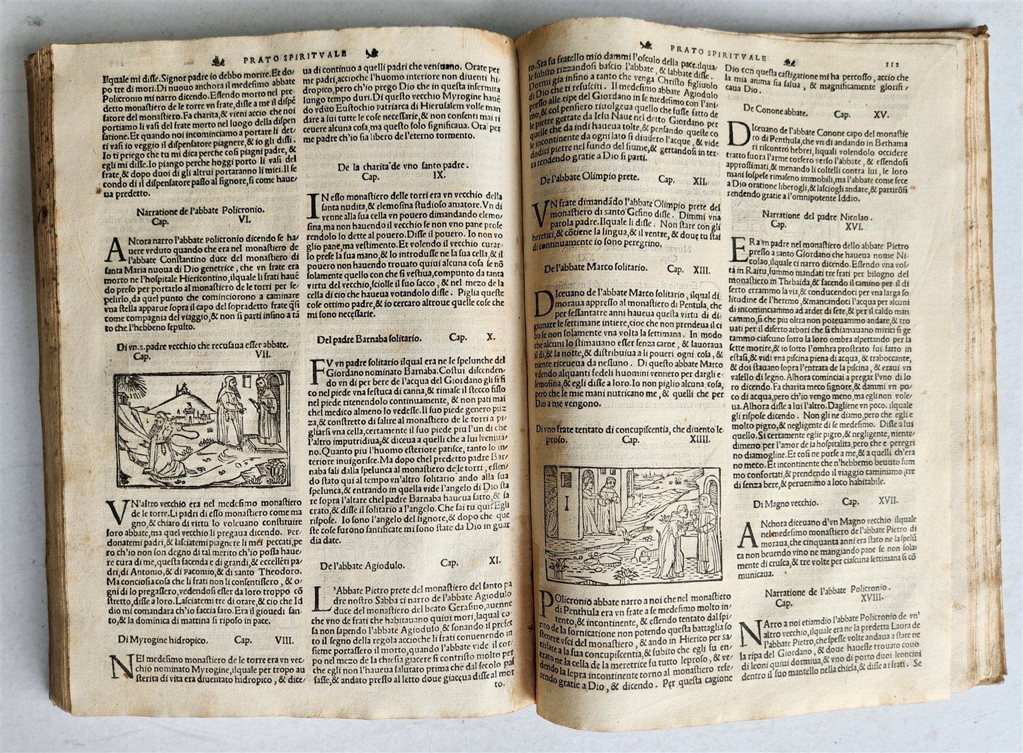 1557 LIVES of SAINTS ILLUSTRATED antique in ITALIAN scarce 16th CENTURY