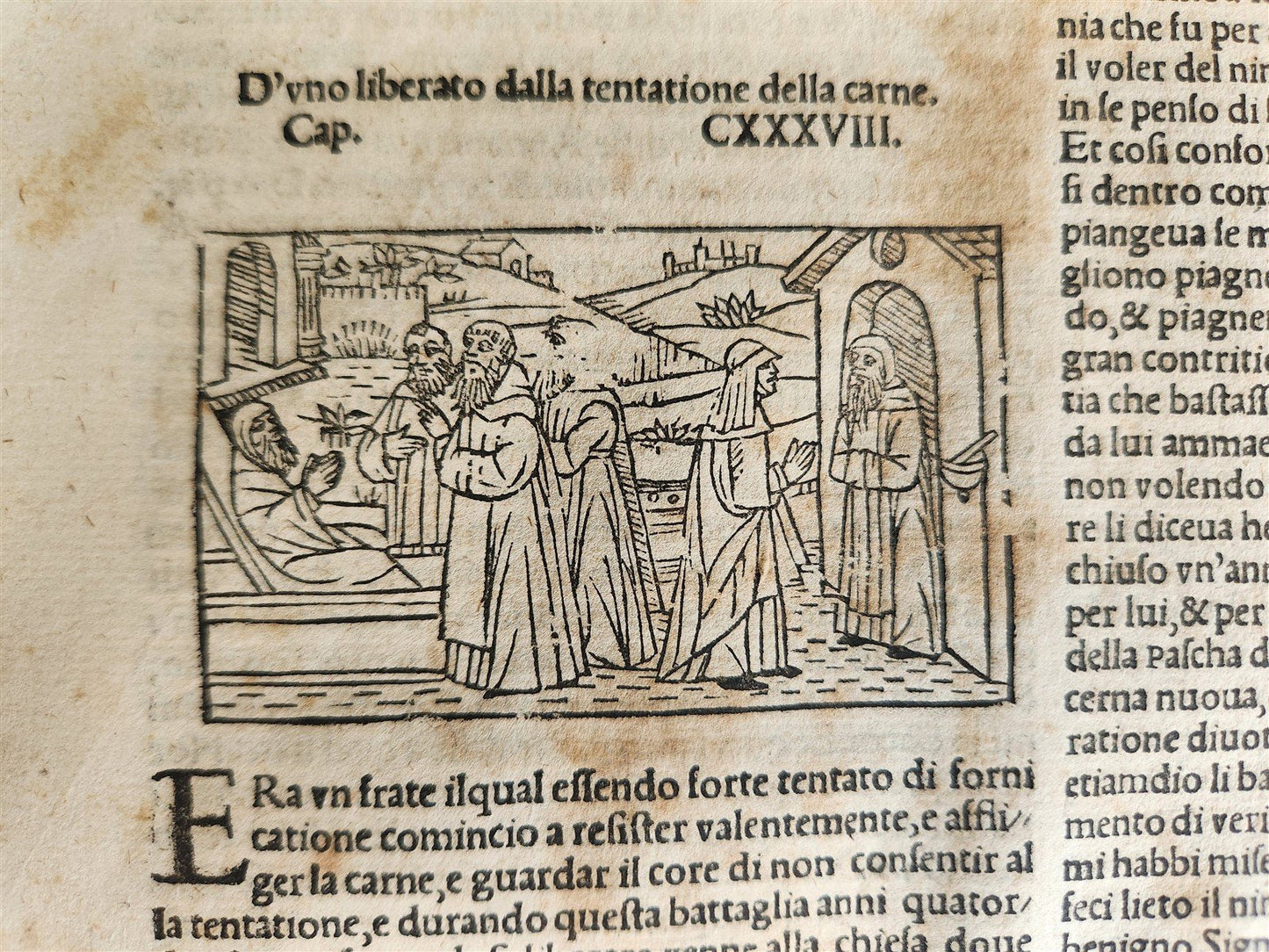 1557 LIVES of SAINTS ILLUSTRATED antique in ITALIAN scarce 16th CENTURY