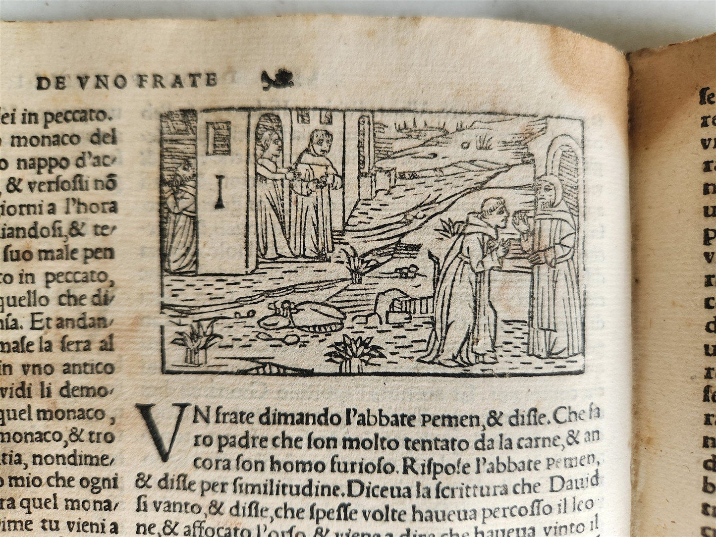 1557 LIVES of SAINTS ILLUSTRATED antique in ITALIAN scarce 16th CENTURY
