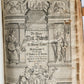 1736 SWISS LUTHER BIBLE antique PIGSKIN BOUND FOLIO w/ BRASS FITTINGS & CLASPS