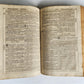 1736 SWISS LUTHER BIBLE antique PIGSKIN BOUND FOLIO w/ BRASS FITTINGS & CLASPS