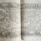 1736 SWISS LUTHER BIBLE antique PIGSKIN BOUND FOLIO w/ BRASS FITTINGS & CLASPS