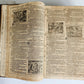 1720 BIBLE in GERMAN SWISS ILLUSTRATED antique FOLIO w/ BRASS FITTINGS