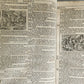 1720 BIBLE in GERMAN SWISS ILLUSTRATED antique FOLIO w/ BRASS FITTINGS