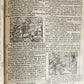 1720 BIBLE in GERMAN SWISS ILLUSTRATED antique FOLIO w/ BRASS FITTINGS