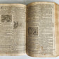 1720 BIBLE in GERMAN SWISS ILLUSTRATED antique FOLIO w/ BRASS FITTINGS