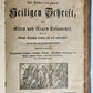1772 BIBLE in GERMAN SWISS Zurich antique FOLIO w/ BRASS FITTINGS