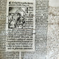 1514 POST-INCUNABULA ILLUSTRATED SWISS Basel antique Postilla maiores SCARCE