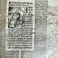 1514 POST-INCUNABULA ILLUSTRATED SWISS Basel antique Postilla maiores SCARCE