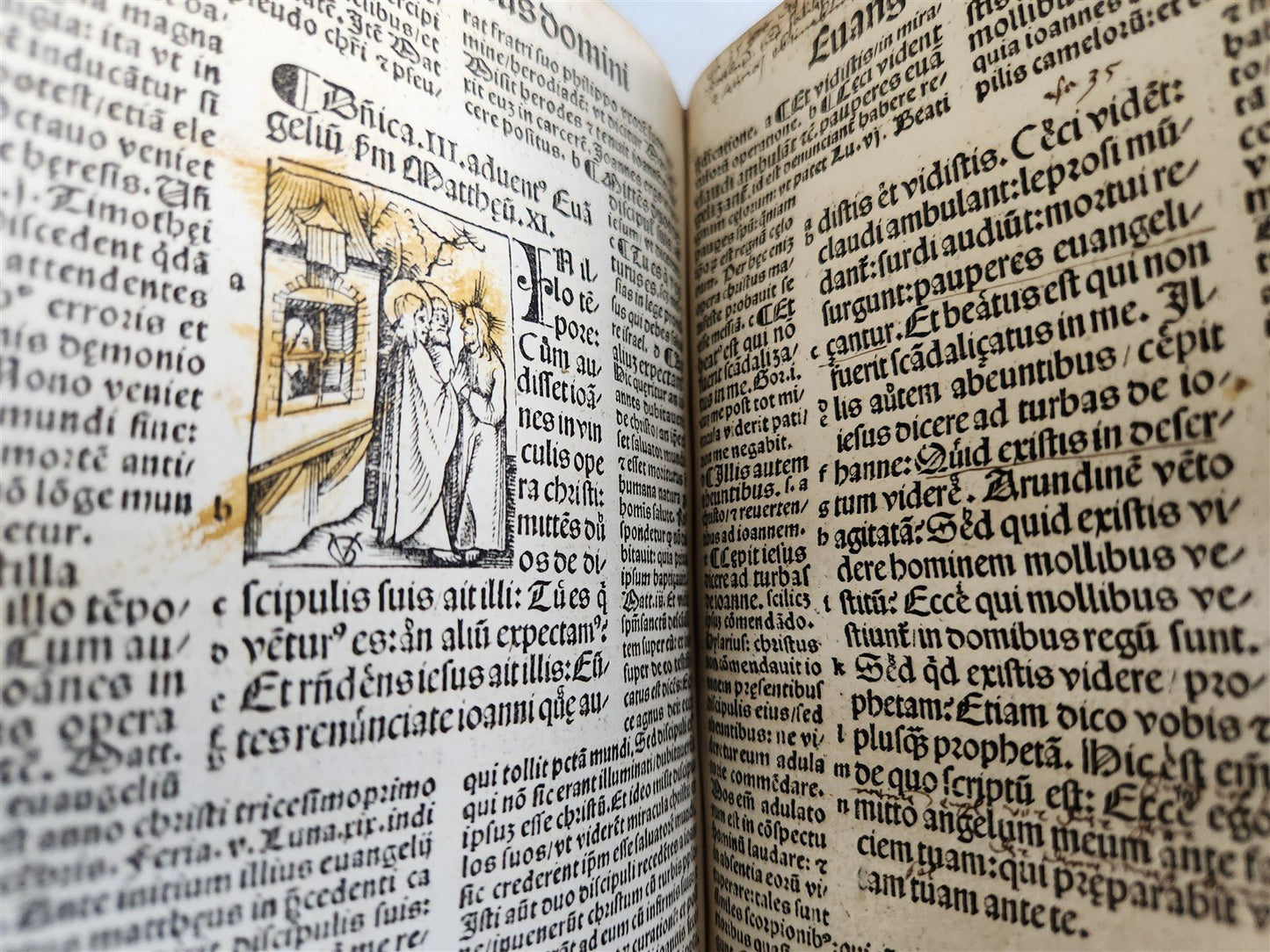 1514 POST-INCUNABULA ILLUSTRATED SWISS Basel antique Postilla maiores SCARCE