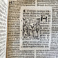 1514 POST-INCUNABULA ILLUSTRATED SWISS Basel antique Postilla maiores SCARCE
