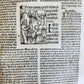 1514 POST-INCUNABULA ILLUSTRATED SWISS Basel antique Postilla maiores SCARCE