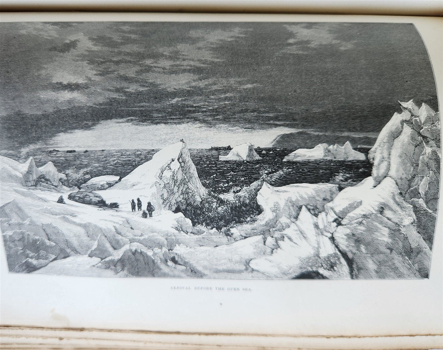 1876 NEW LANDS WITHIN ARCTIC CIRCLE 2 VOLS antique ILLUSTRATED Ship Tegetthoff