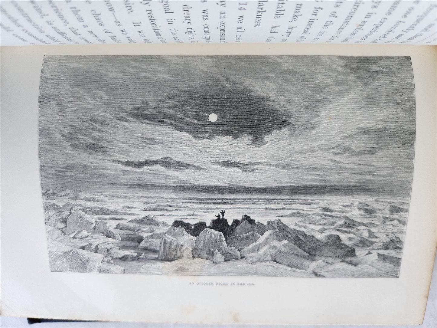 1876 NEW LANDS WITHIN ARCTIC CIRCLE 2 VOLS antique ILLUSTRATED Ship Tegetthoff